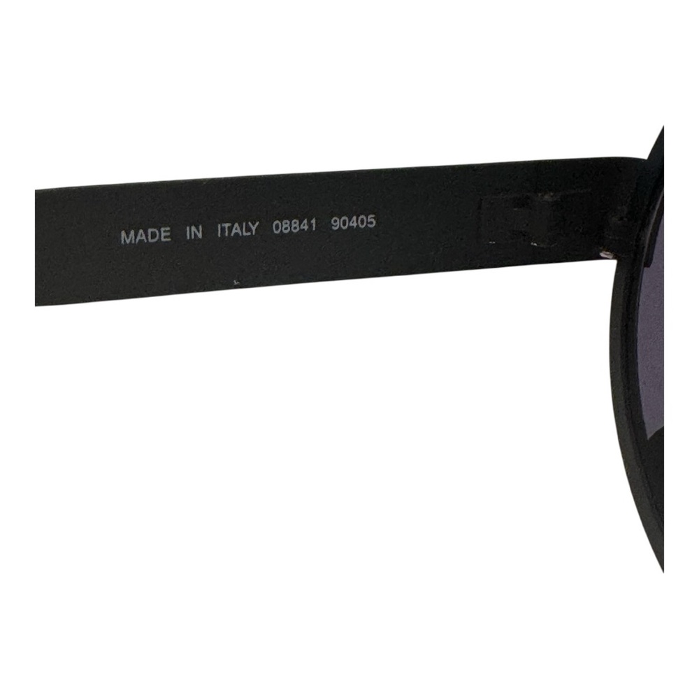 Authentic CHANEL CC Matte Black Round Frame Sunglasses w/ Case - Picture 10 of 16